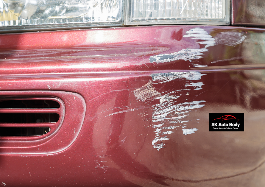 Deep Scratch On Car's Paint